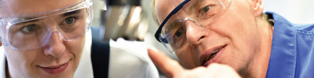 Lehrling und Ausbilder