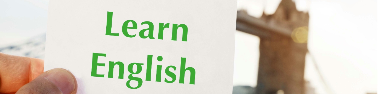 London Bridge Tafel mit Learn English