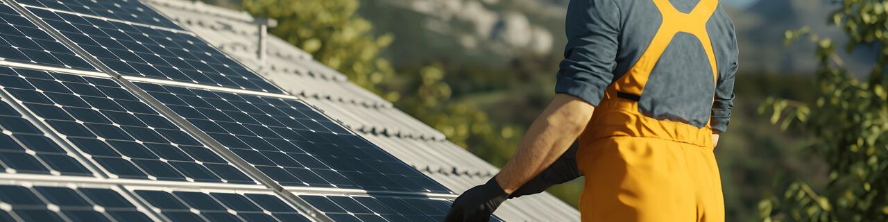 Mann an der Tafel im Fokus