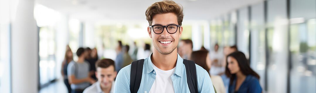 Junger Student